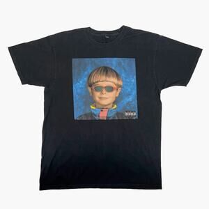 OLIVER TREE Alien Boy Album Cover Graphic Print T-Shirt (Black | Large)